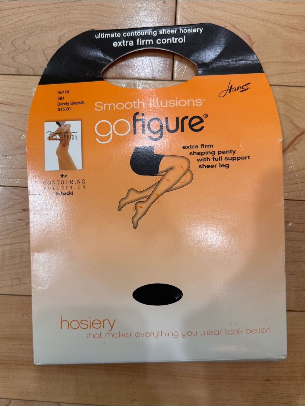 Hanes Smooth Illusions gofigure Extra Firm Shaping Panty Hosiery - Barely Black